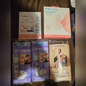 Breastfeeding Bundle Cooling Pads, Storage Bags, Nursing Pads, Breastmilk Sensor